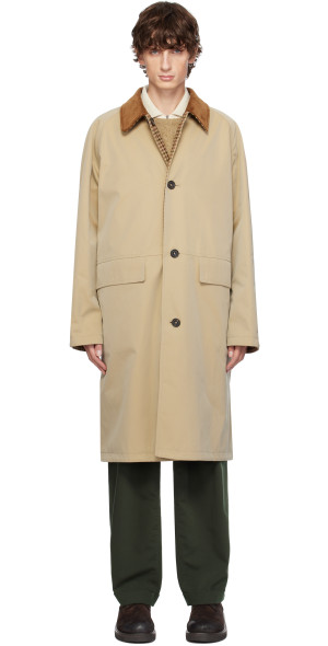 【DAIRIKU】 Rib Collar Tweed Raglan Coat Nelson Tweed Raglan Coat - Dark Grey/Multicolour – Berg & Berg