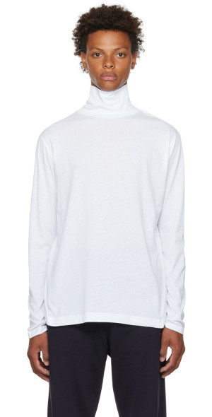 Dries Van Noten - White Heyzo Turtleneck