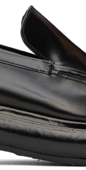 Eckhaus Latta - Black Stacked Loafers