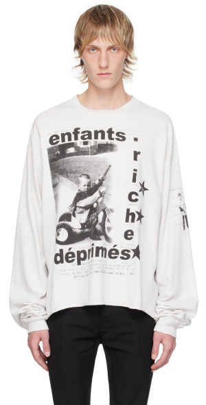 トップス ENFANTS RICHES DEPRIMES 24ss ENFANTS RICHES DÉPRIMÉS SS24 “Silent Eyes” Graphic T-shirt