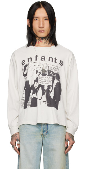 Enfants Riches Déprimés - Off-White Graphic Long Sleeve T-Shirt
