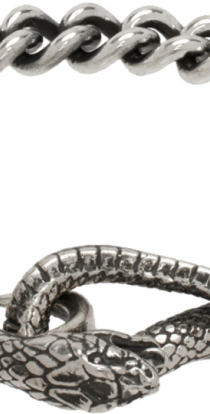 アクセサリー Enfants Riches Deprimes Silver Serpent Enfants Riches Déprimés - Silver Serpent Bracelet