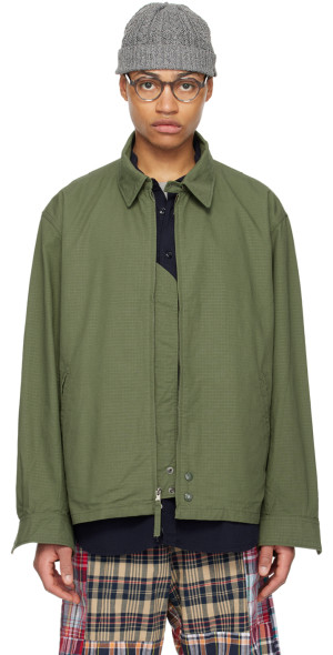 ジャケット・アウター engineered garments claigton jacket Engineered Garments - Khaki Claigton Jacket