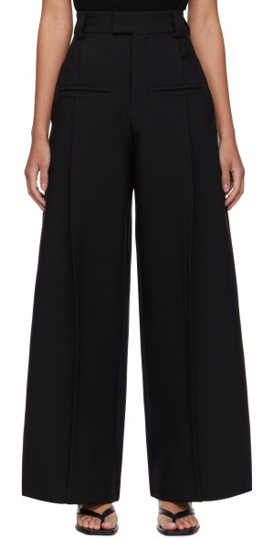 パンツ Fax Copy Express wide leg pants S-size Fax Copy Express - Black 'Hand In Front Pocket' Trousers