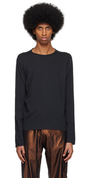 GABRIELA COLL GARMENTS Tシャツ size 1 Gabriela Coll Garments - Black No.87 Long Sleeve T-Shirt