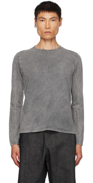 Gabriela Coll Garments - Gray No.87 Long Sleeve T-Shirt