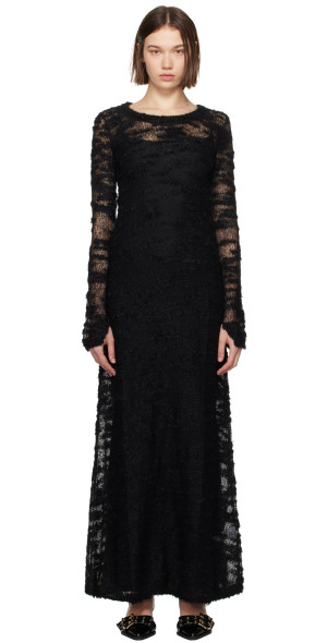 designer evening dresses plus size Plus-Size Long Glitter Prom Dress with Lace-Up Corset Black / 20 main image 0