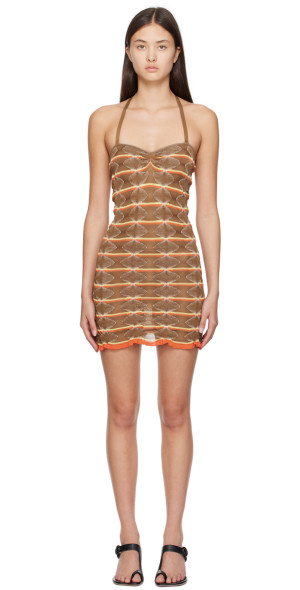 gimaguas brown dress Gimaguas SSENSE Exclusive Brown Atcama Minidress