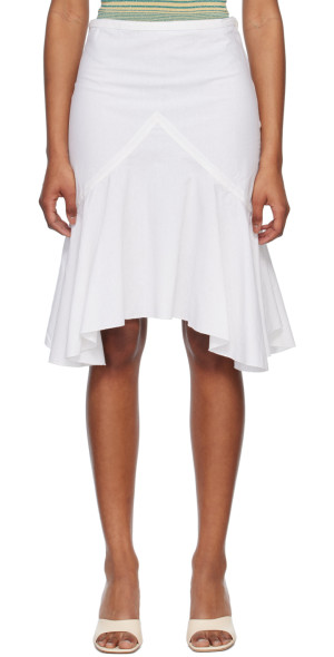 Gimaguas - White Cariño Midi Skirt