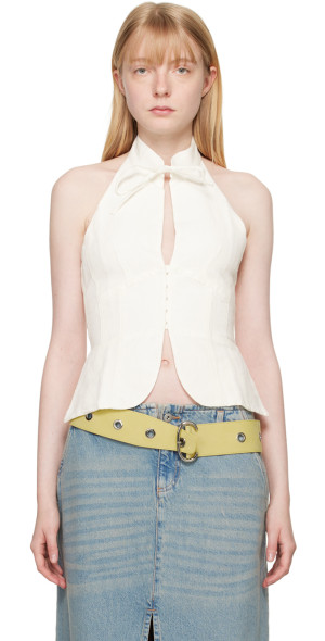 Gimaguas - White Ring Tank Top
