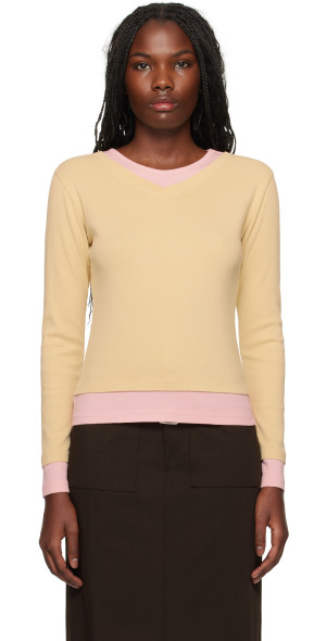 トップス Gimaguas Sam T-shirt Beige Pink Sam T-Shirt Beige Pink - Top - Gimaguas