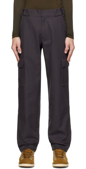 GR10K - Gray Shank Structured Cargo Pants