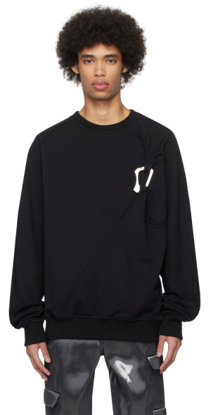 HELIOT EMIL - Black Morphed Sweatshirt