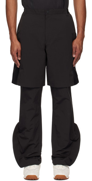 Heliot Emil three layered pants スカート 風 ショート パンツ