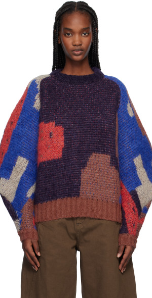 HENRIK VIBSKOV ニット帽 Henrik Vibskov - Multicolor Mohairy Knit Sweater