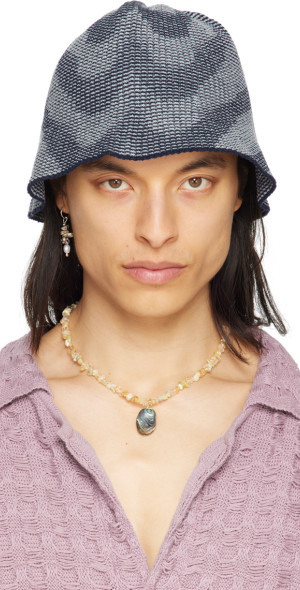 Isa Boulder - SSENSE Exclusive Blue Bucket Hat