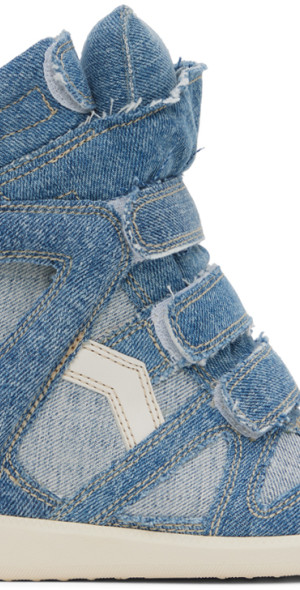 レア　isabel marant デニム　スニーカー　bekett 38 Isabel Marant - Blue Bekett Denim Sneakers