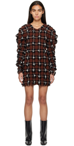 issey miyake mini dress Pleats Please Issey Miyake Pleated Mini Dress | Black