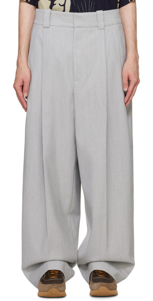 JACQUEMUS - Gray La Casa 'Le pantalon Marzio' Trousers