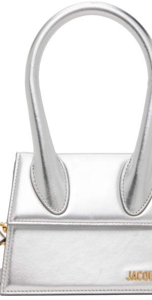 Jacquemus Silver Guirlande 'Le Chiquito Moyen' Bag