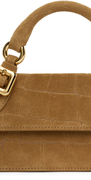 JACQUEMUS - Tan La Croisière 'The long Chiquito with buckle' Bag