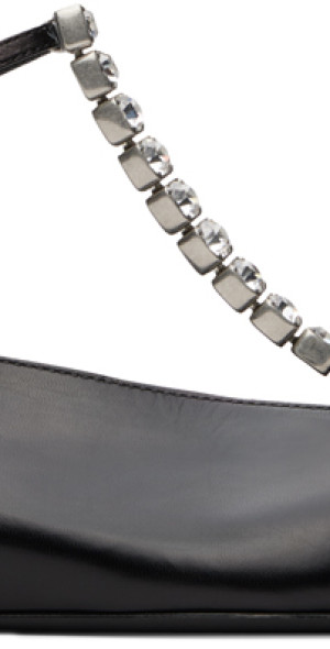 jil sander square toe flats