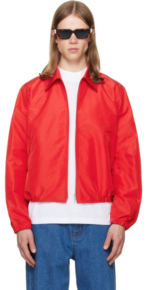 Jil Sander - Red Taffeta Jacket