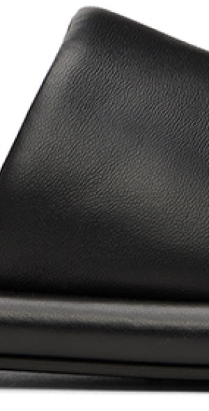 JW Anderson Black Bumper Luxury Slides JW Anderson Black Bumper Tube Slides JW Anderson main image 3