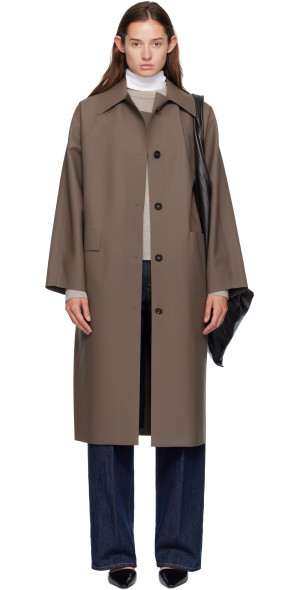 KASSL Editions - Taupe Original Below Rubber Coat