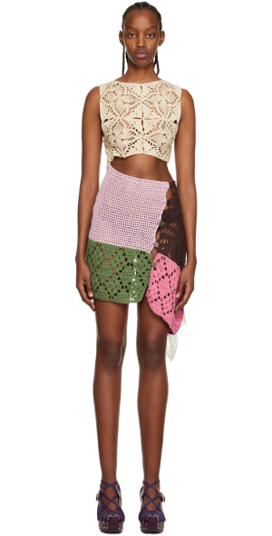 Katya Zelentsova - SSENSE Exclusive Multicolor Minidress