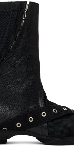 Kiko Kostadinov - Black Scarpitta Boots