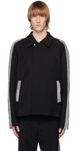 Kiko Kostadinov - Black Tonkin Contrast Jacket