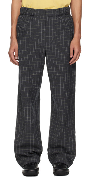 Kiko Kostadinov - Gray Minna Gathered Trousers