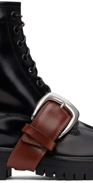 Maison Margiela - Black Tabi Combat Boots
