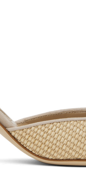 SANDALES MANOLO BLAHNIK 'MARGA' - Taille US 40.5 - Couleurs Beige, Jaune, Marron, Rouge, Lin - NEUVES (sans Boîte)