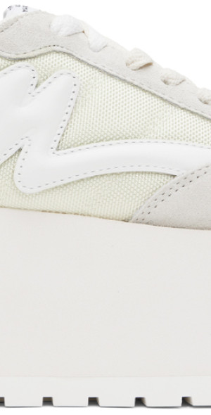 Marc Jacobs White Platform Jogger Sneakers
