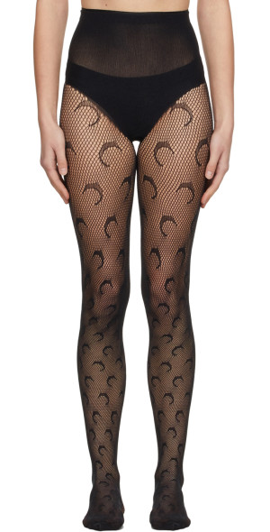 marine serre タイツ Recycled Mesh Flock Tights • Marine Serre