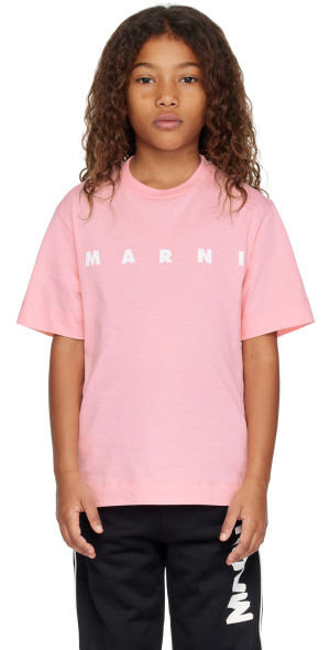 Marni - Kids Pink Printed T-Shirt
