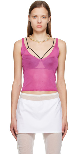 Maryam Nassir Zadeh - Pink Aria Tank Top