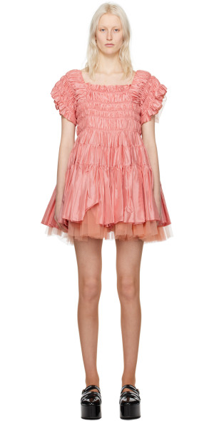 Runway Molly Goddard Pink Organza Dress Top Molly Goddard Eve