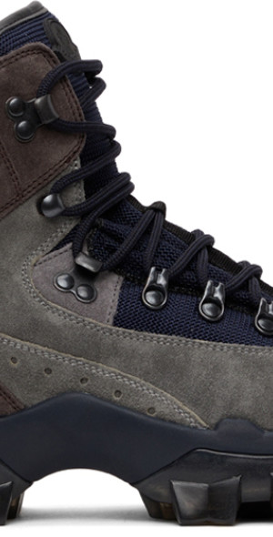 Moncler - Herlot Suede Hiking Boots display picture 3