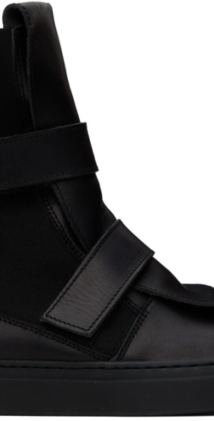 NICOLAS ANDREAS TARALIS - Black Velcro Strap Sneakers