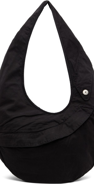 Omar Afridi - Black Midi Lidia Tote Bag