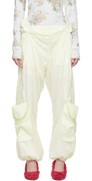 OPEN YY - Yellow Rolled Waist Cargo Wind Cargo Pants