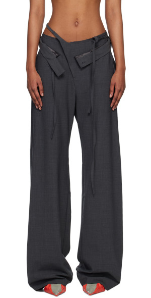 Ottolinger Gray Double Fold Trousers