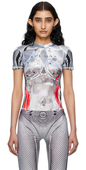 ottolinger puma コラボ　tシャツ Ottolinger - Gray PUMA Edition T-Shirt