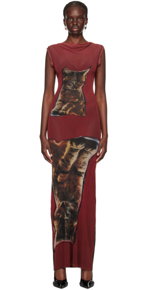 Ottolinger - Red Cat Maxi Dress