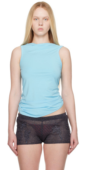 paloma—wool 水の風景プリント Bella hadidタンクトップ Bella Hadid wearing the Paloma Wool “The Gate” Tank in NYC