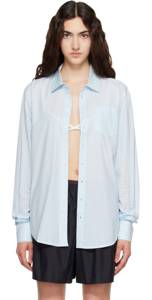 最終値下げPALOMA WOOL ストライプ シャツ Paloma Wool - Blue Fintita Shirt