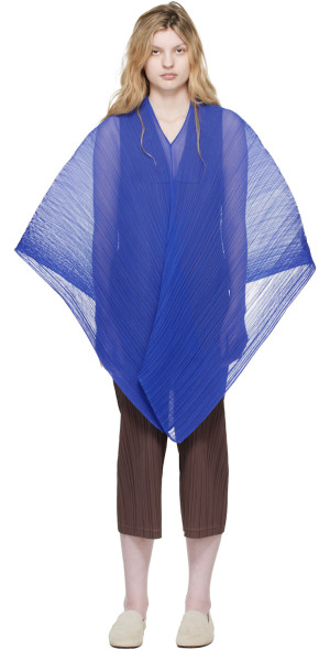 PLEATS PLEASE ISSEY MIYAKE - Blue Madame-T Scarf